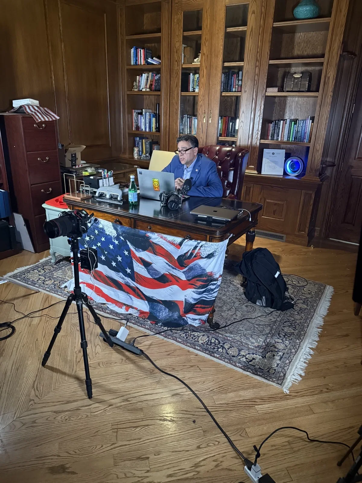 The Podcast Mansion — Studio setup