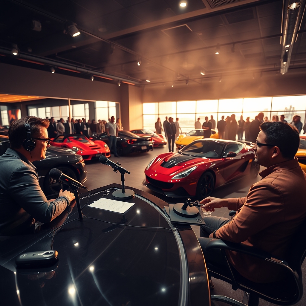 Car meets. Live podcast.